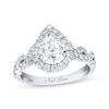Thumbnail Image 0 of Neil Lane Diamond Engagement Ring 2-1/8 ct tw Pear & Round-cut 14K White Gold