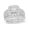 Thumbnail Image 4 of Neil Lane Princess-cut Diamond Engagement Ring 3 ct tw 14K White Gold