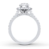 Thumbnail Image 2 of Neil Lane Oval-Shaped Diamond Engagement Ring 2-1/8 ct tw 14K White Gold