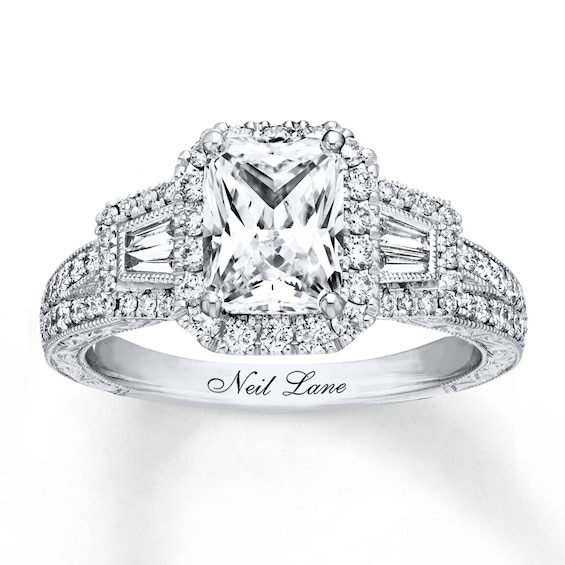 Neil Lane Diamond Engagement Ring 2 Ct Tw 14k White Gold Kay