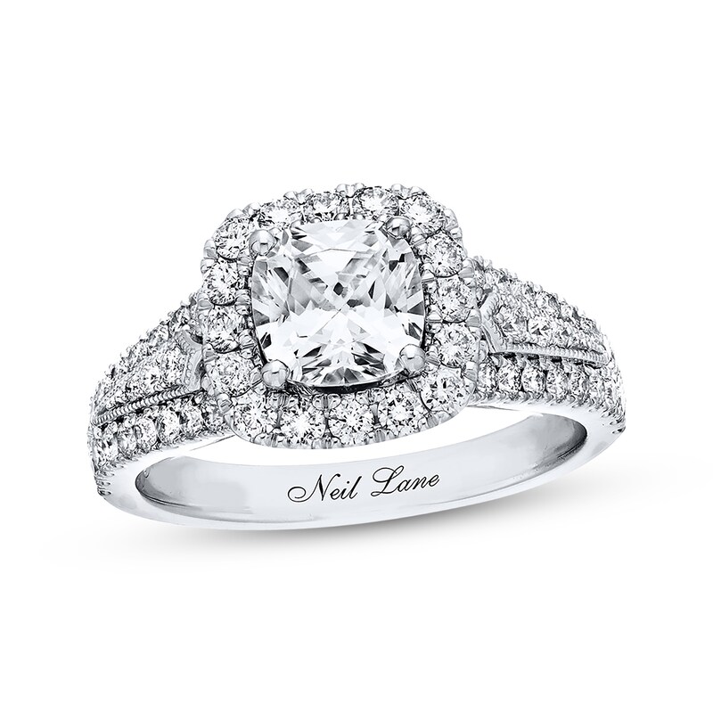 Neil Lane Diamond Engagement Ring 2 1 4 Ct Tw 14k White Gold