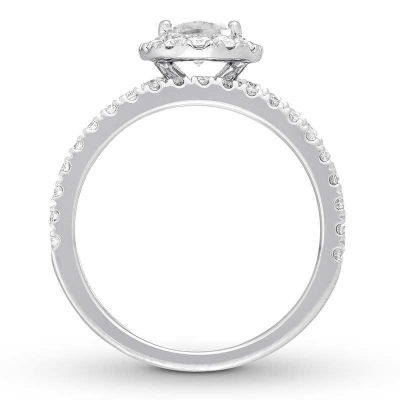 Main Image 2 of Neil Lane Diamond Bridal Set 1-5/8 ct tw Pear & Round-cut 14K White Gold