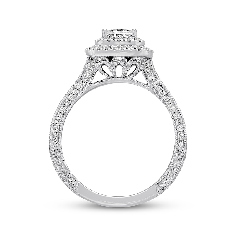 Neil Lane Princess-cut Diamond Engagement Ring 1-1/2 ct tw 14K White Gold