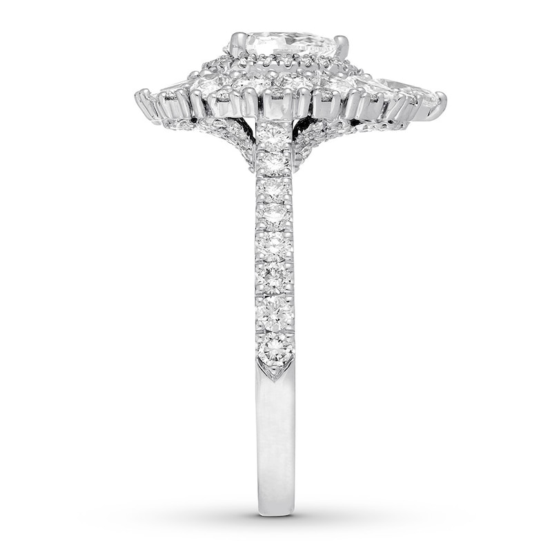 Main Image 3 of Neil Lane Pear-Shaped Diamond Engagement Ring 1-7/8 ct tw 14K White Gold