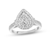 Thumbnail Image 0 of Diamond Engagement Ring 7/8 ct tw Princess & Round-cut 14K White Gold