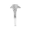 Thumbnail Image 1 of Diamond Engagement Ring 7/8 ct tw Princess & Round-cut 14K White Gold
