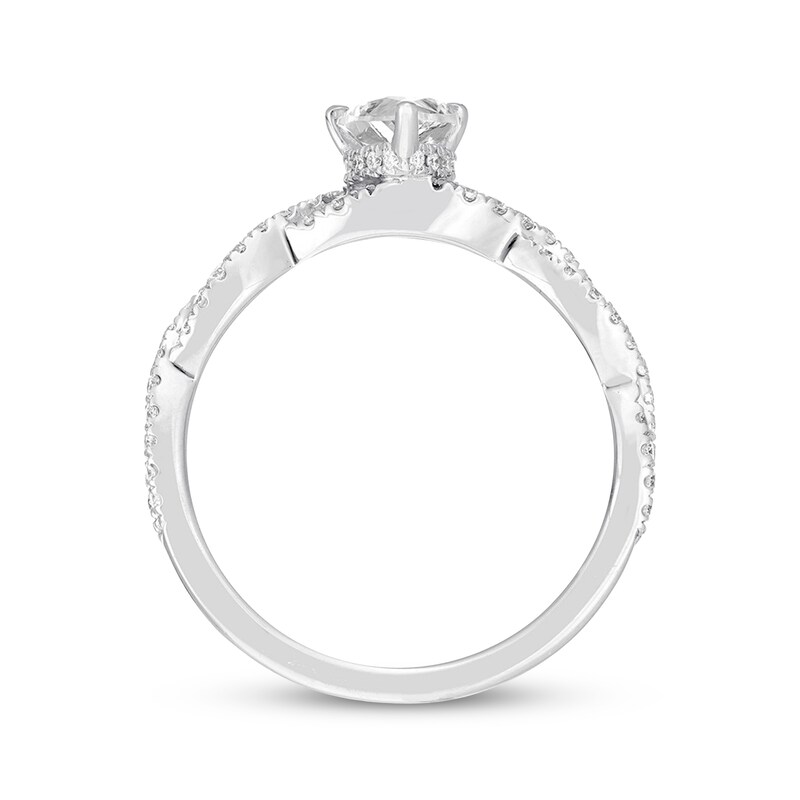Neil Lane Pear-Shaped Diamond Engagement Ring 1 ct tw 14K White Gold