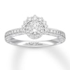 Thumbnail Image 4 of Neil Lane Round Diamond Engagement Ring 1/2 ct tw 14K White Gold
