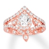 Neil Lane Diamond Bridal Set 1-3/8 ct tw 14K Rose Gold