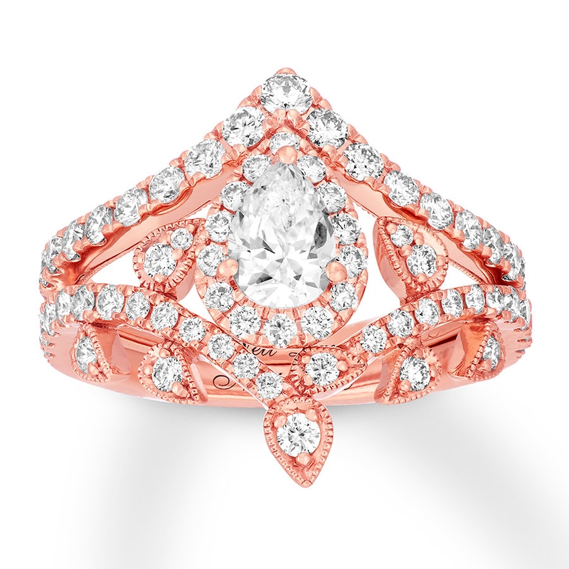 Main Image 1 of Neil Lane Diamond Bridal Set 1-3/8 ct tw 14K Rose Gold