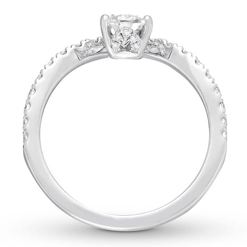 Neil Lane Pear-Shaped Diamond Engagement Ring 1-1/8 ct tw 14K White Gold