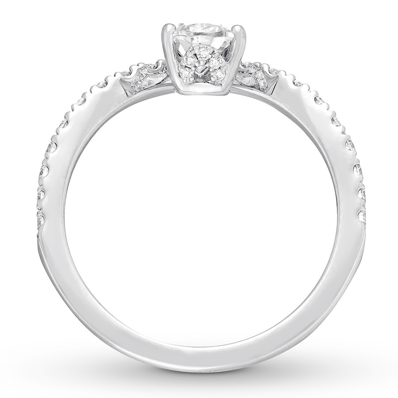 Main Image 2 of Neil Lane Pear-Shaped Diamond Engagement Ring 1-1/8 ct tw 14K White Gold