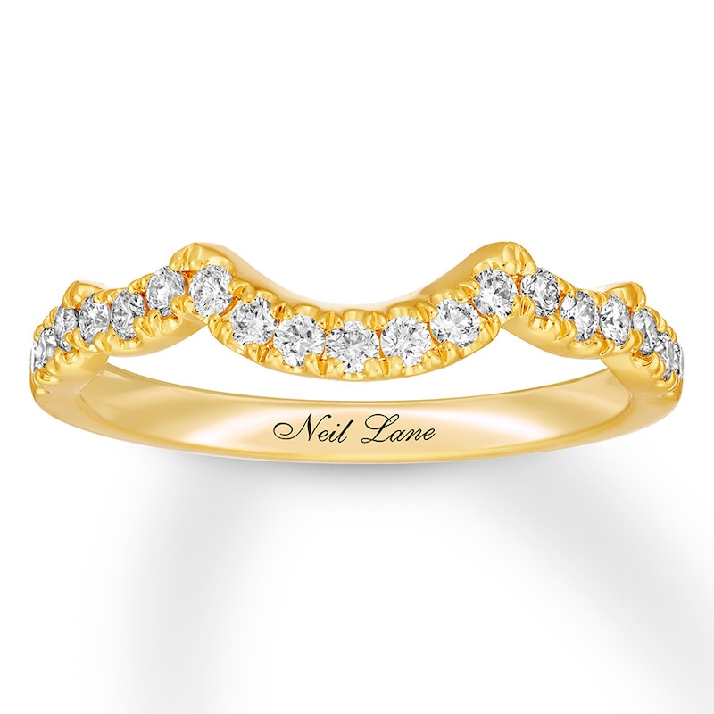 Main Image 7 of Neil Lane Diamond Wedding Band 1/3 ct tw 14K Yellow Gold