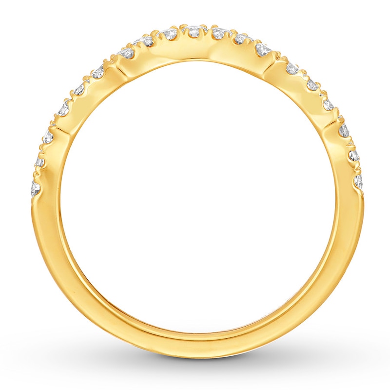Main Image 8 of Neil Lane Diamond Wedding Band 1/3 ct tw 14K Yellow Gold