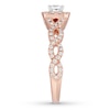 Thumbnail Image 3 of Neil Lane Engagement Ring 5/8 ct tw Princess-cut 14K Rose Gold