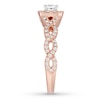 Thumbnail Image 2 of Neil Lane Engagement Ring 5/8 ct tw Princess-cut 14K Rose Gold