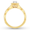 Thumbnail Image 2 of Neil Lane Engagement Ring 5/8 cttw Princess-cut 14K Yellow Gold