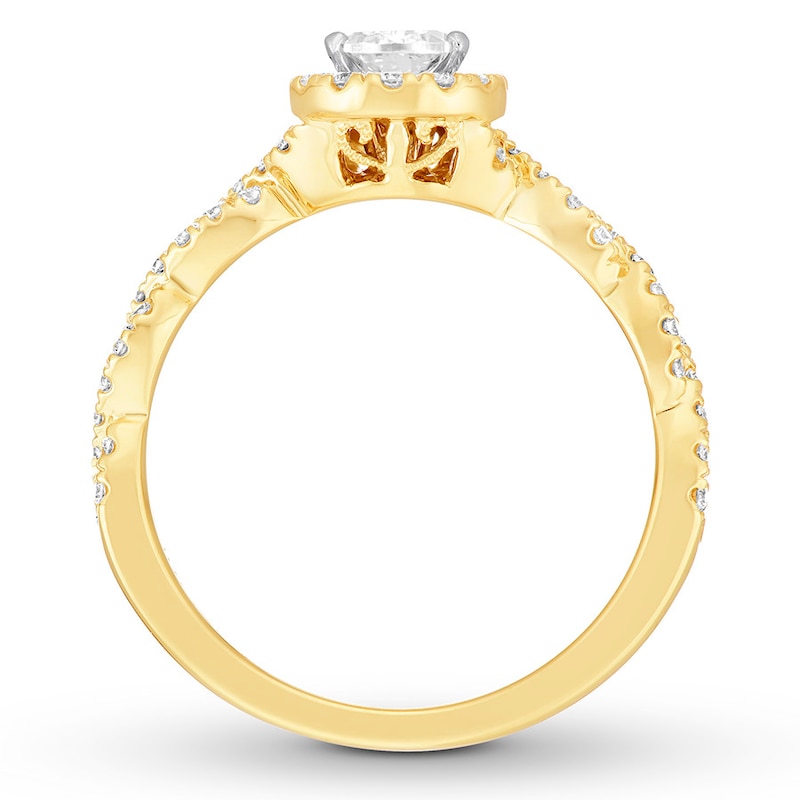 Neil Lane Engagement Ring 3/4 ct tw Diamonds 14K Yellow Gold