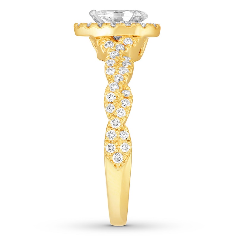 Neil Lane Engagement Ring 3/4 ct tw Diamonds 14K Yellow Gold