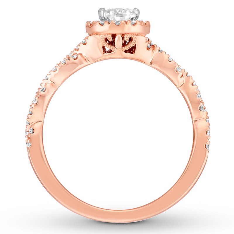 Neil Lane Engagement Ring 3/4 ct tw Diamonds 14K Rose Gold