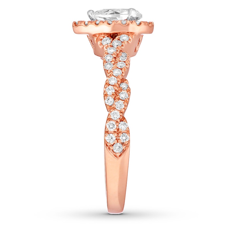 Neil Lane Engagement Ring 3/4 ct tw Diamonds 14K Rose Gold