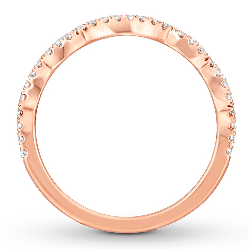 Main Image 2 of Neil Lane Wedding Band 1/5 ct tw Diamonds 14K Rose Gold