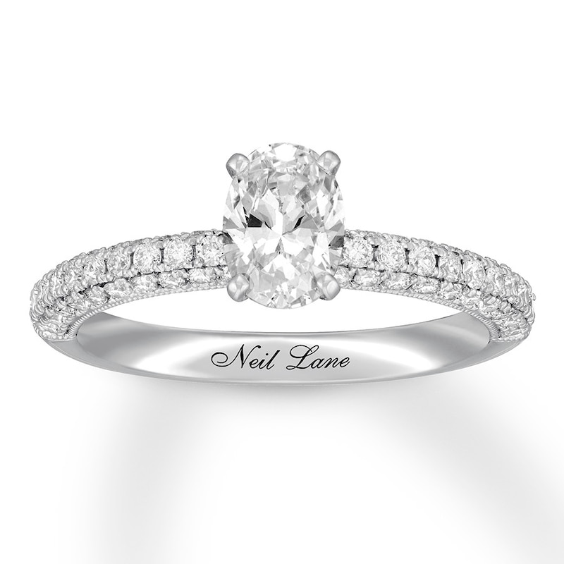 Neil Lane Engagement Ring 1-1/2 ct tw Diamonds 14K White Gold