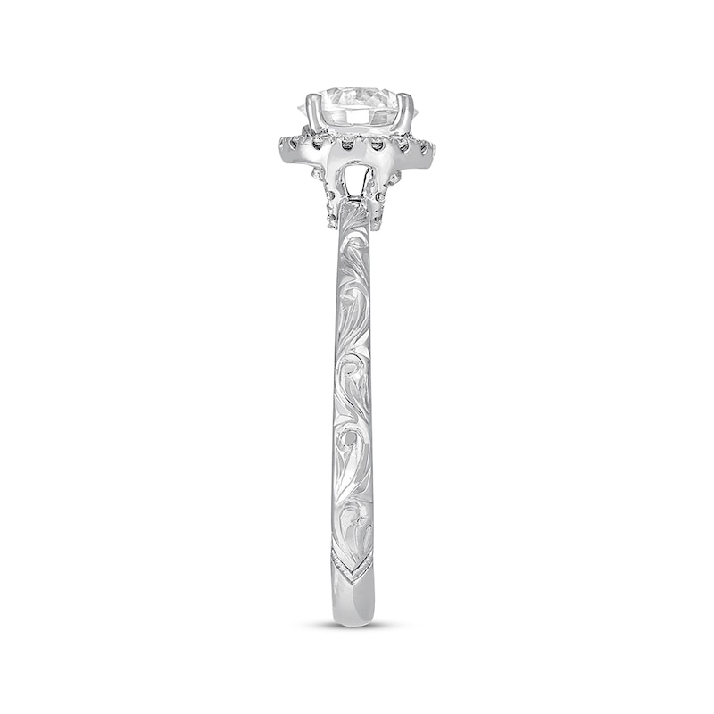 Neil Lane Round-cut Diamond Engagement Ring 7/8 ct tw 14K White Gold