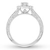 Neil Lane Oval-cut Diamond Engagement Ring 1-1/8 ct tw 14K White Gold