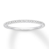 Diamond Wedding Band 1/15 ct tw Round-cut 10K White Gold