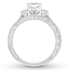 Thumbnail Image 2 of Neil Lane Diamond Bridal Set 1-5/8 ct tw Cushion & Round-cut 14K White Gold
