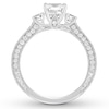 Thumbnail Image 5 of Neil Lane Cushion-cut Diamond Engagement Ring 1-1/3 ct tw 14K White Gold