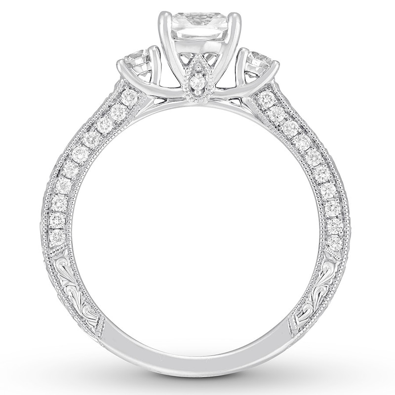 Main Image 5 of Neil Lane Cushion-cut Diamond Engagement Ring 1-1/3 ct tw 14K White Gold