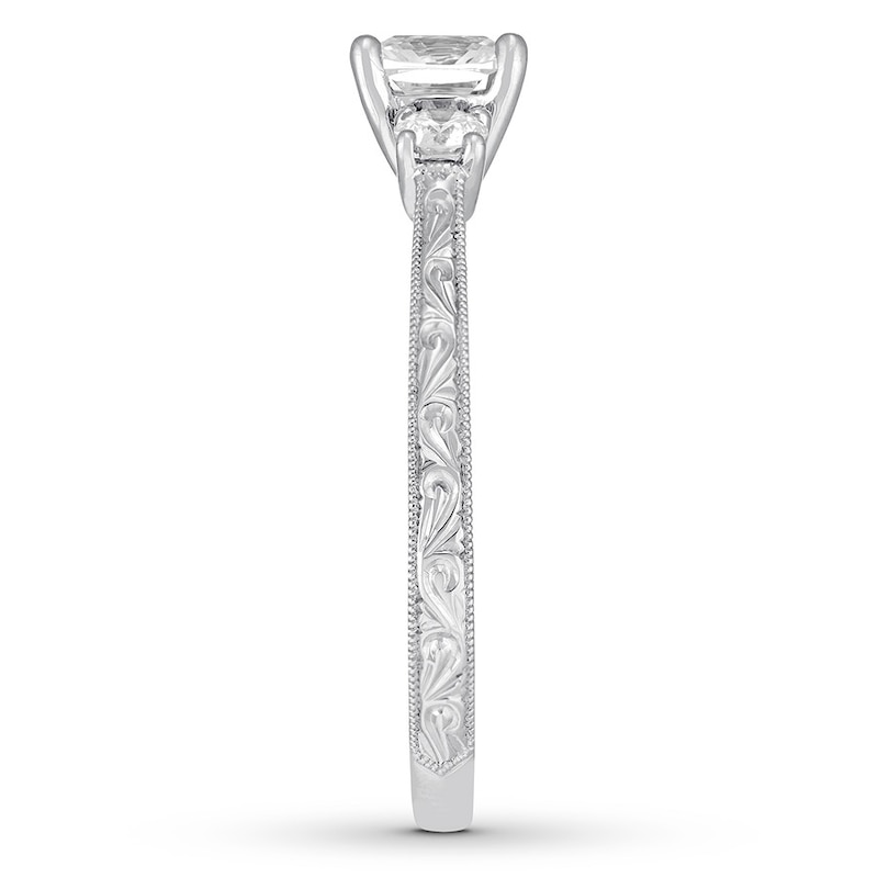 Main Image 6 of Neil Lane Cushion-cut Diamond Engagement Ring 1-1/3 ct tw 14K White Gold