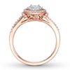 Thumbnail Image 2 of Diamond Engagement Ring 1/4 ct tw Round-cut 10K Two-Tone Gold