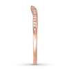 Thumbnail Image 3 of Diamond Wedding Band 1/15 ct tw Round-cut 10K Rose Gold