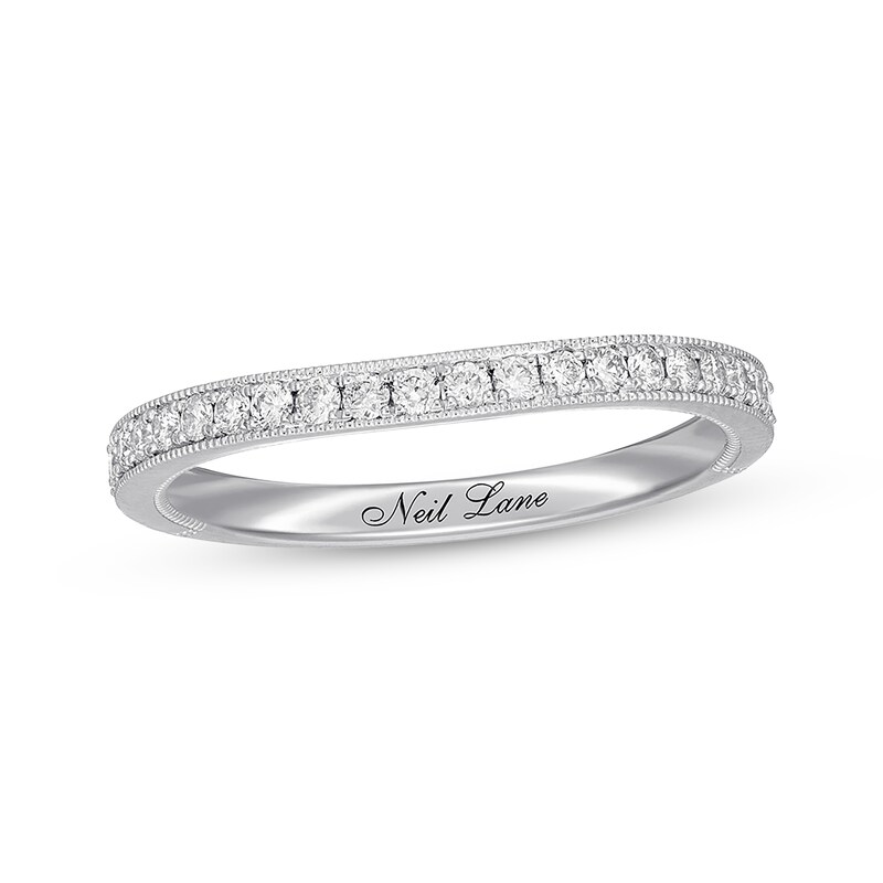 Neil Lane Diamond Wedding Band 1/3 ct tw Round 14K White Gold
