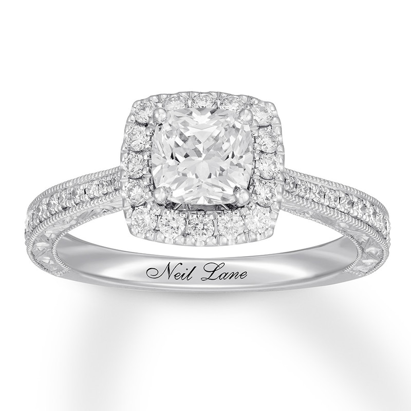 Main Image 4 of Neil Lane Diamond Engagement Ring 1-3/8 ct tw 14K White Gold