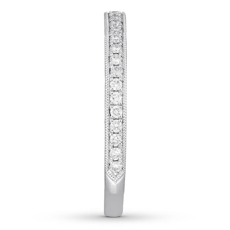 Main Image 9 of Neil Lane Diamond Wedding Band 1/4 ct tw Round 14K White Gold