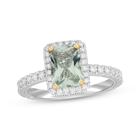 Neil Lane Quartz Engagement Ring 5/8 ct tw Diamonds 14K Gold