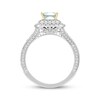 Neil Lane Quartz Engagement Ring 7/8 ct tw Diamonds 14K White Gold