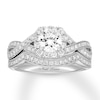 Thumbnail Image 1 of Neil Lane Diamond Bridal Set 1-1/4 Cts tw 14K White Gold