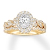 Thumbnail Image 1 of Neil Lane Diamond Bridal Set 1-1/3 Carats tw 14K Yellow Gold