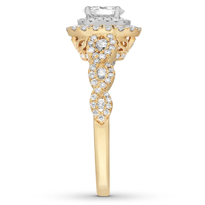 Main Image 6 of Neil Lane Bridal Diamond Ring 1-1/6 cts tw 14K Two-Tone Gold