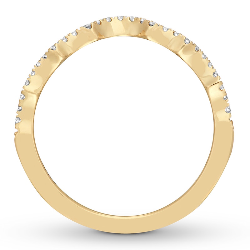 Main Image 8 of Neil Lane Wedding Band 1/6 ct tw Diamonds 14K Yellow Gold