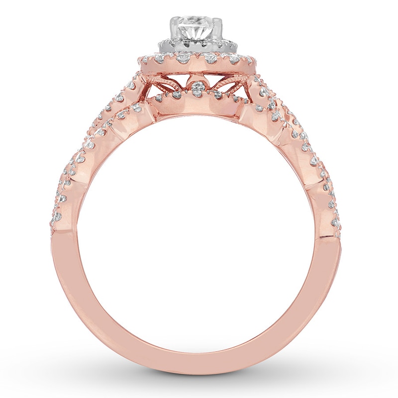 Main Image 2 of Neil Lane Diamond Bridal Set 1-1/3 Carats tw 14K Rose Gold