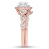 Thumbnail Image 3 of Neil Lane Diamond Bridal Set 1-1/3 Carats tw 14K Rose Gold