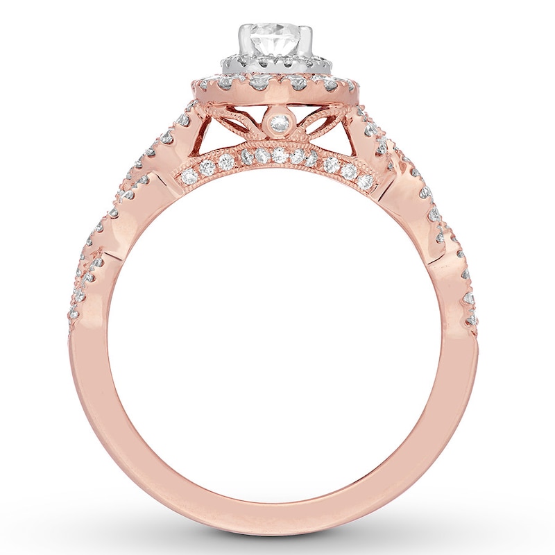 Main Image 5 of Neil Lane Bridal Diamond Ring 1-1/6 cts tw 14K Two-Tone Gold