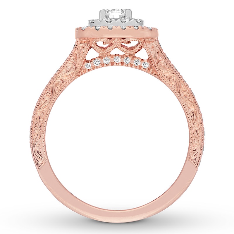 Main Image 2 of Neil Lane Engagement Ring 7/8 ct tw Diamonds 14K Two-Tone Gold