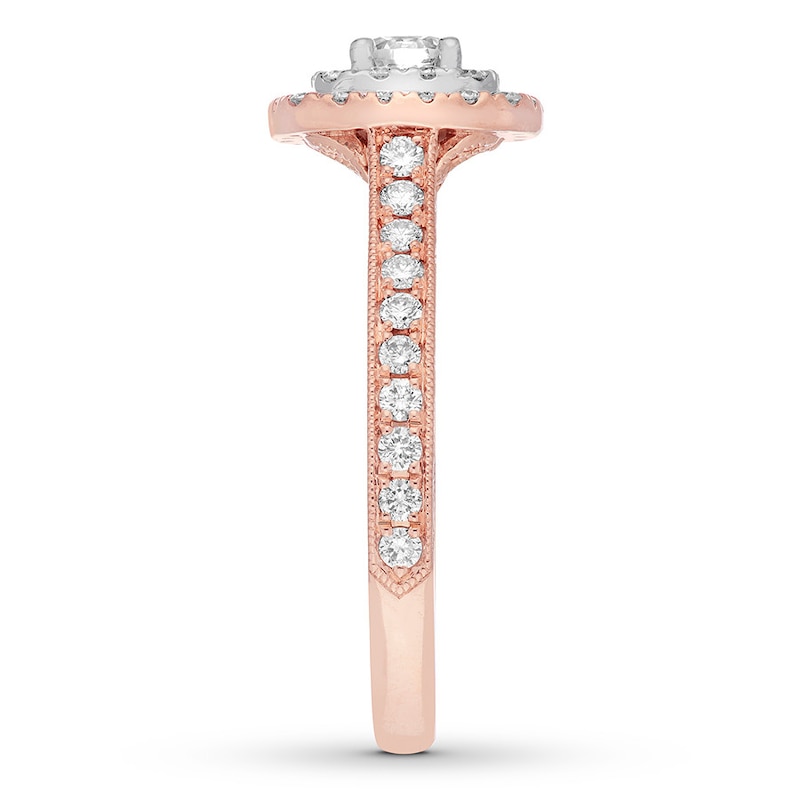 Main Image 3 of Neil Lane Engagement Ring 7/8 ct tw Diamonds 14K Two-Tone Gold